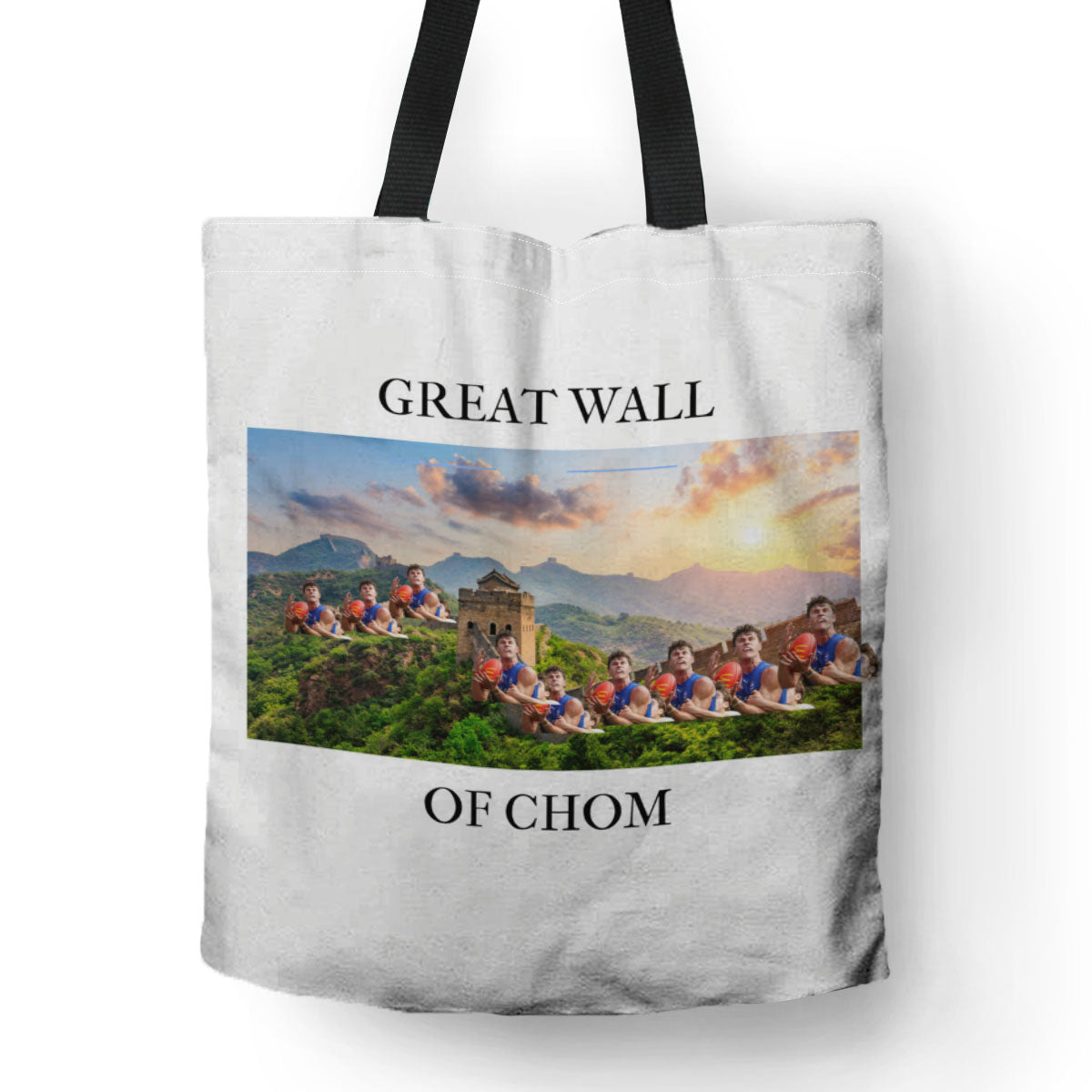 Great Wall Of Chom Tote Bag
